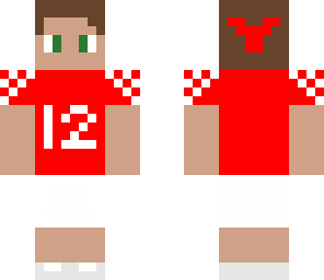red footballplayer