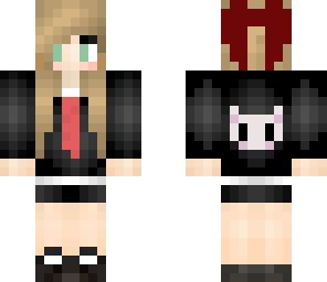 edited slender girl