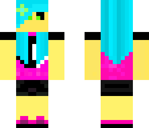 cyan girl
