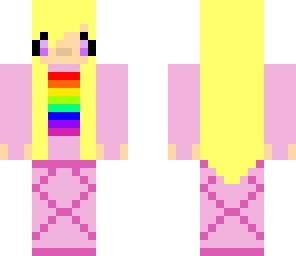 rainbow pyjama girl or air girl