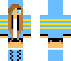 blue girl