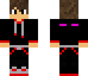 ryans friend in enderman shirt