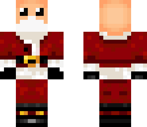 santa without a hat