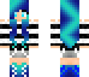 pretty blue girl