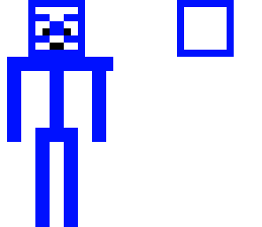 blue stick