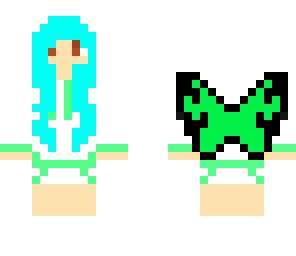 green and blue fairy