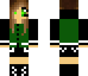 green jacket with black sleeves 