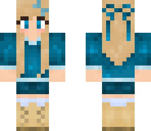 autumn blue girl