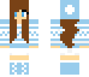 cool blue girl