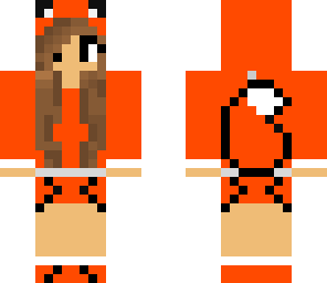 cute brunette edited fox girl