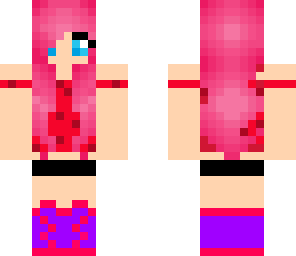strawberry girl and pink girl