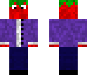 tomato in a purple suit