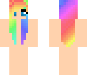 rainbow hair