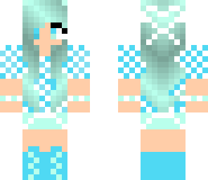 cute blue girl 