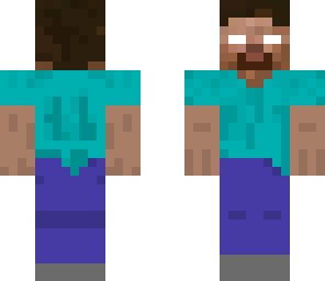 Backwards Herobrine Minecraft Skin