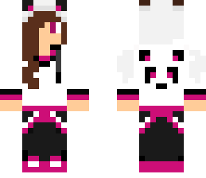 purple girl panda