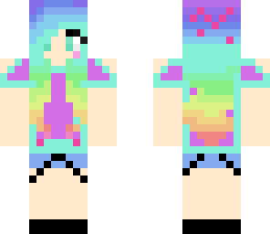rainbow girl