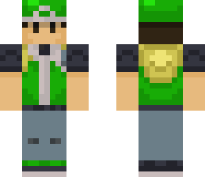 green pokemon trainer