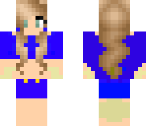 blue girl