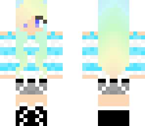 pretty aqua girl