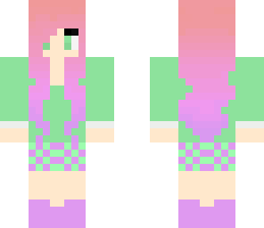 cute pink minty girl