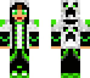 green hooded creeper girl