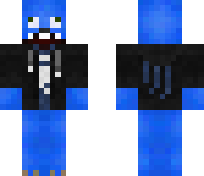 blue bear has moving eyes