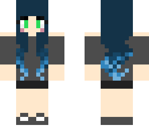 blue hair gurl