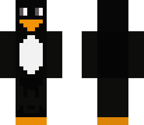 penguin with headphones