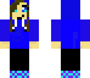 blue hoodie