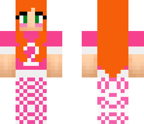 pj girl pink and white