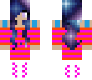 galaxy girl with pants and headphones