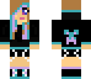 creeper hoodie girl