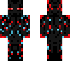 red and blue enderman