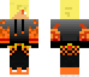 fire blonde boy