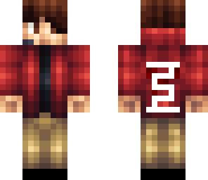 red hoodie