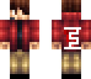 red hoodie