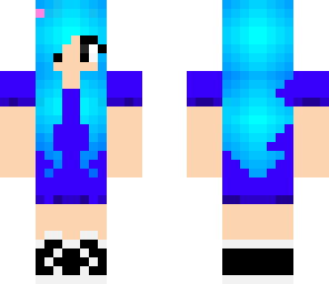 blue girl
