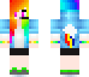rainbow dash girl