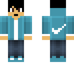 blue nike boy version 2