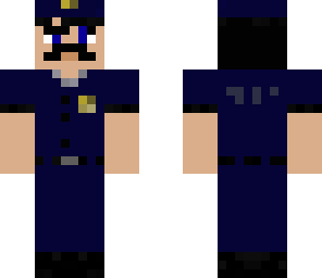 cawp with a mustash
