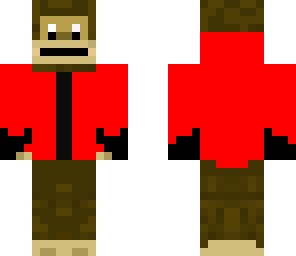 monkey in a red coat