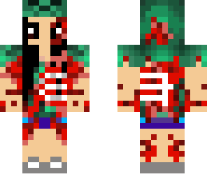 awesome half eaten zombie girl