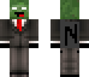 well dressed zombie with hood