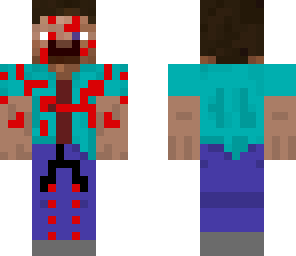 herobrine with chicken pocks