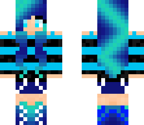 nice blue girl