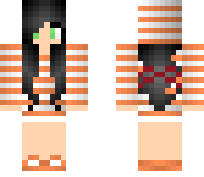 orange cute girl