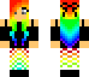 rainbow girl