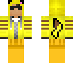 skydoesminecraft in a pikachu onesie