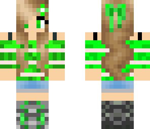 neon green girl